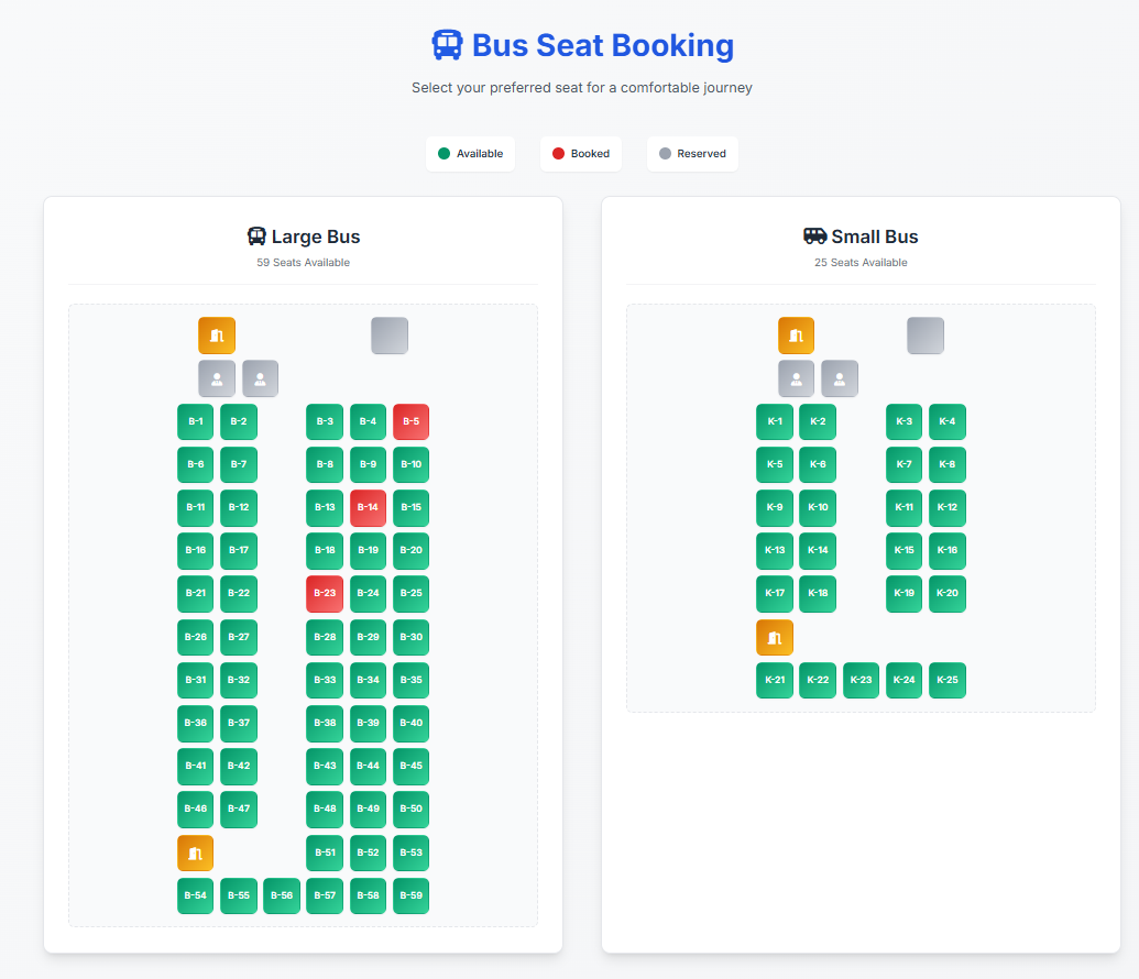 SeatBooking System
